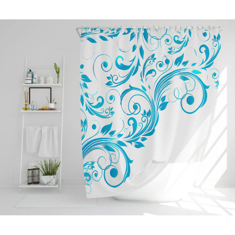 Santibanez Polyester Shower Curtain Set, 168cm H x 168cm W