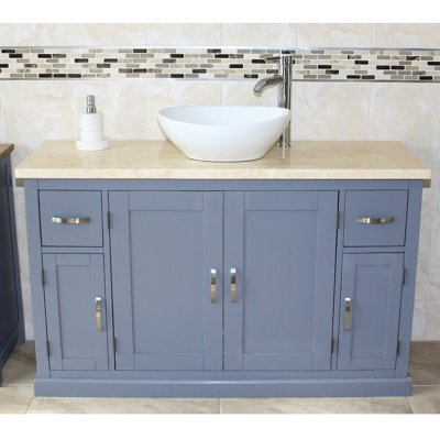 Bora 1230mm Single Bathroom Vanity with Vessel Ceramic Basin