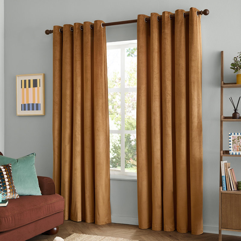 The Ultimate Velvet Fully Lined Room Darkening Curtain Panel Pair