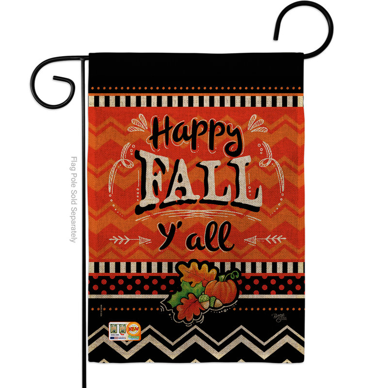 Double Sided 18.5'' H x 13'' W Polyester Garden Flag