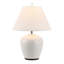 Lampe de table blanche 25 po Vahide