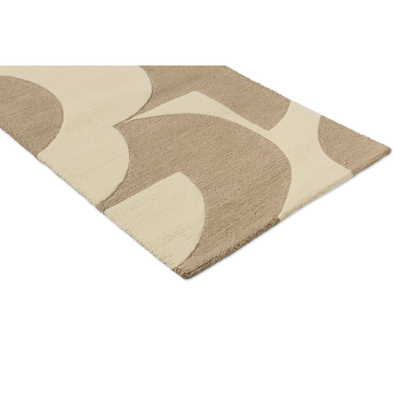 OR Prism Flower Mushroom/Ecru 158009, Runner 3'11" x 5'11"