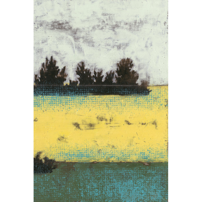 Hedges II by Jennifer Goldberger - Wrapped Canvas Painting, 76cm H x 51cm W 