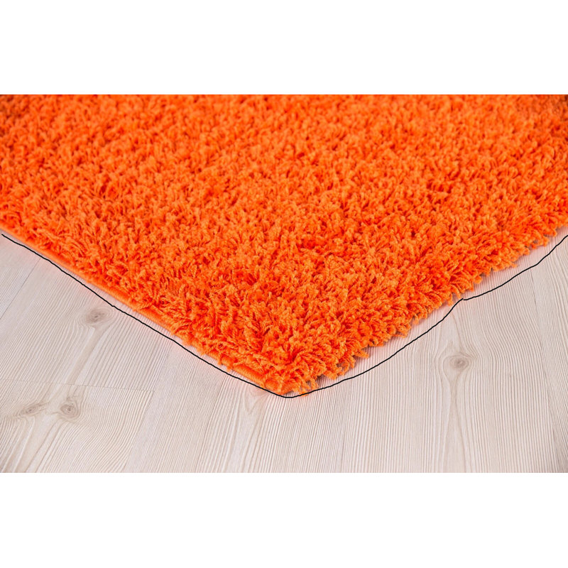 Solid Colour Shag Area Rug, Rectangle 160 x 230 cm