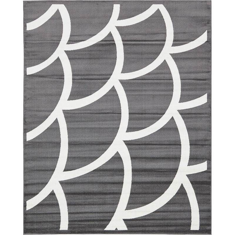 Abstract Indoor Rug, Rectangle 8' x 10'