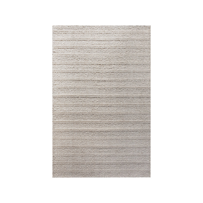 Brailyn Hand Hooked Beige Rug, Rectangle 160 x 230cm