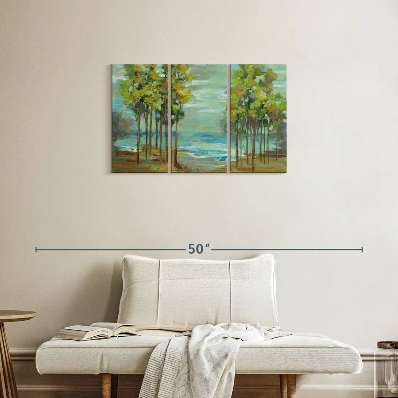 Harnek Calm Spring Trees, 20" H x 33" W