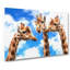 Three Giraffes In Abstract - Wrapped Canvas-55358534