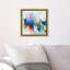 «Wild Jungle Map Abstract Pastel Strokes Modern», peinture sur cadre flottant-73342227-73342228