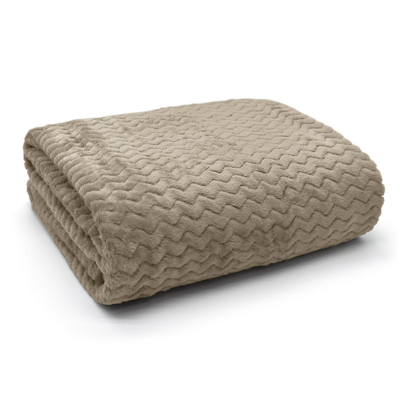 Balthasar Throw Blanket, W23 x L35cm, Latte