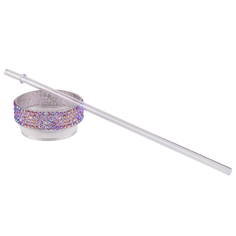 Verre Strass Strass Acrylique, Lavande iridescente