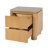 Mari 21 in. W Wood 2 Drawer Round Edge Nightstand
