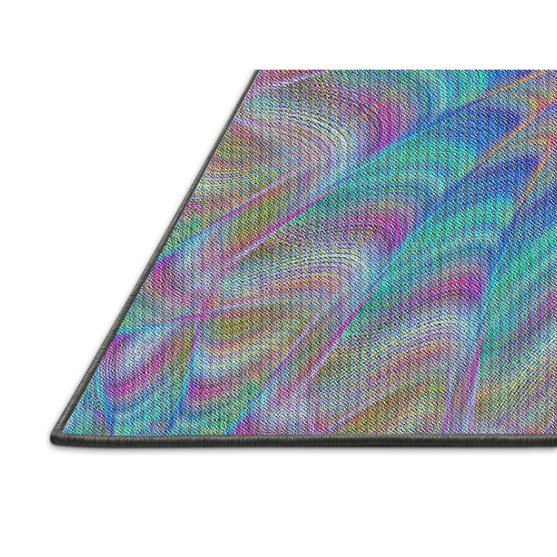 Tapis bleu, Rectangle 5 pi x 7 pi