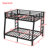 Metal Bunk Bed For Teens And Adults,Space-Saving/Noise Reduced/No Box Spring Needed,Black-418072902