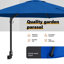 Garden Parasol with LED Strip Lights Manual Polyester and Steel Solar-1547198600-1547198605