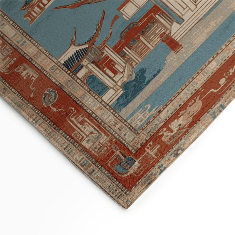 Tapis intérieur et extérieur ArtDeco, Rectangle 9 pi x 12 pi
