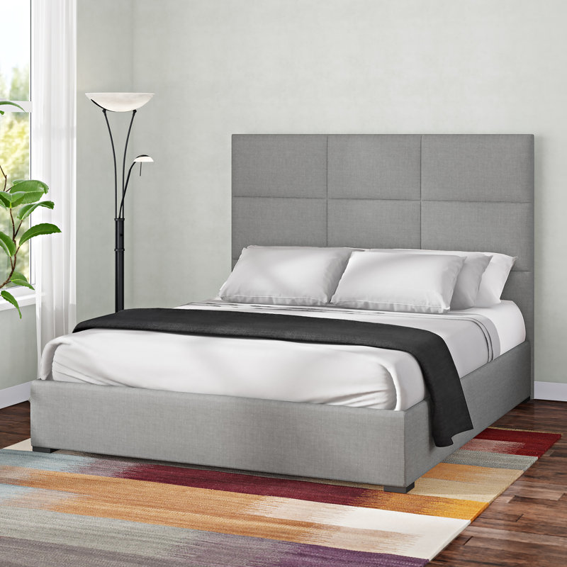 Dezyah Upholstered Standard Bed, Grey Revolution®, California king