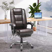 Jordon-Lee Ergonomic Heated Massage Executive Chair Inbox Zero Upholstery Color: Black