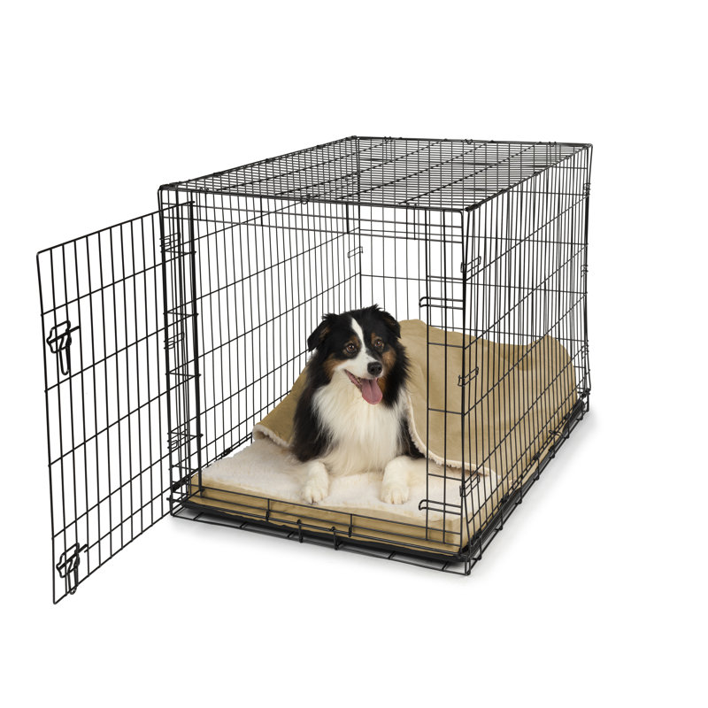 Lit de grotte 100% lavable, H 3 po x l 22 po x P 35 po, Kaki