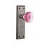 New York Plate with Waldorf Pink Door Knob-472005163