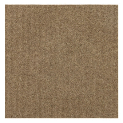 18" x 18" Indoor/Outdoor, Peel and Stick Carpet Tile, Polyester, (Pack of 10) (22.5 sqft/Box)