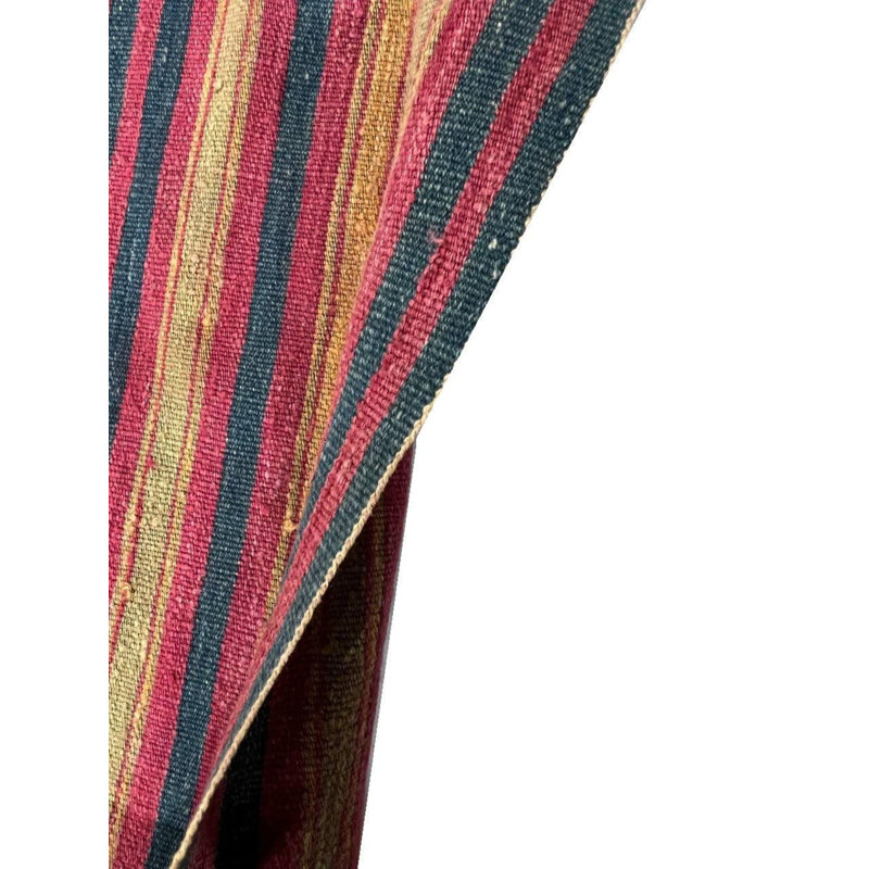 Hand Woven Cotton and Wool Geometric Area Rug