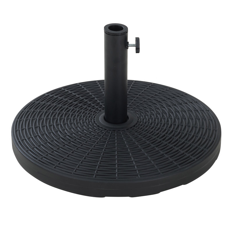 Base de parasol de patio noire 55 lb Lise