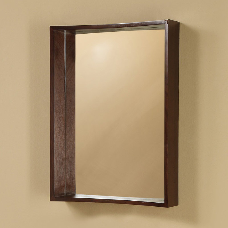 Miroir mural Schult, Noyer foncé