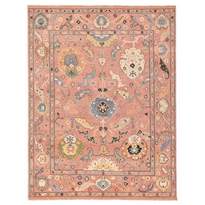 Modern Oushak Violet Rug 7'10" x 10'0"