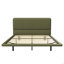 Base de lit flottante avec lumière DEL, lit plateforme moderne en cuir de polyuréthane, aucun sommier requis, assemblage facile-900460281-900460279