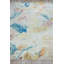 Floor Art Hand Knotted Abstract Area Rug in Silver/Blush/Blue/Orange-6261250