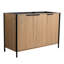 Meuble-lavabo moderne 48 po - Contreplaqué café, nombreuses options de rangement