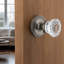 Classic Rosette with Crystal Door Knob-1643764245