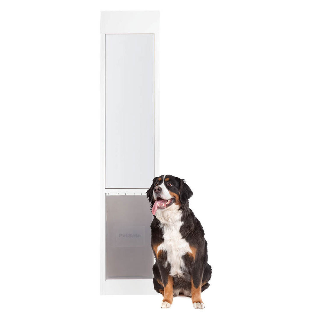 PetSafe 2-Piece Sliding Glass Pet Door, Large, White