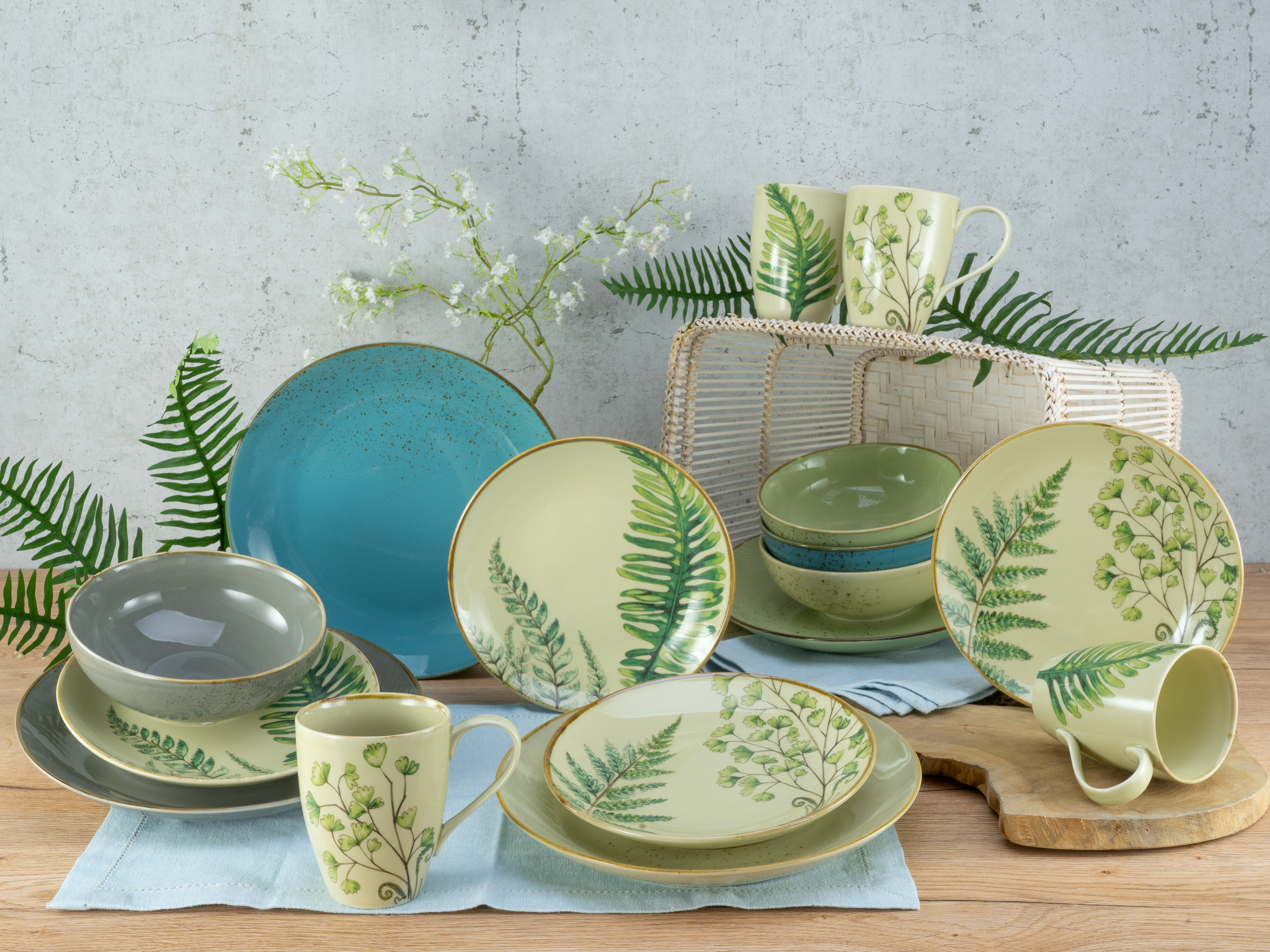 16 piece stoneware dinnerware set sales