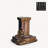 Rocky Baroque 5.91'' H Glass Tabletop Candlestick