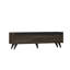 Meuble télé noyer 59,1 po x 11,8 po x 17,7 po | 100% panneau de particules enduit de mélamine, épaisseur: 0,7 pouce | Pieds robustes en PVC (15 cm / 5,9 pouces) | Conception élégante et fonctionnelle pour le rangement dans le salon ou la chambre à coucher-364954894