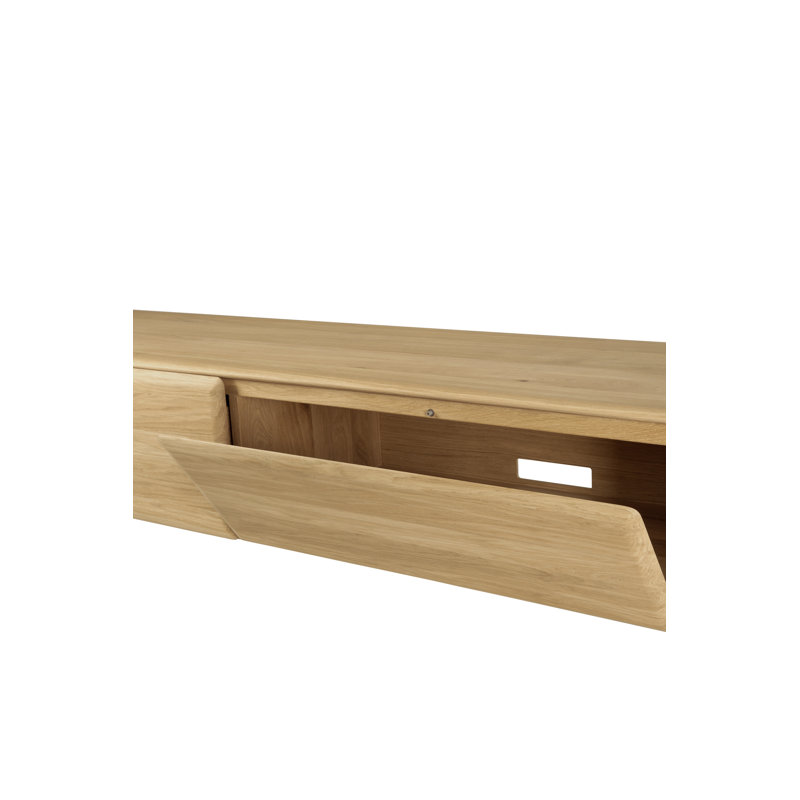 Pi Solid Wood TV Stand, 95.5"