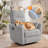 Swivel Rocker Recliner Chair with 8-Point Massage-462402433