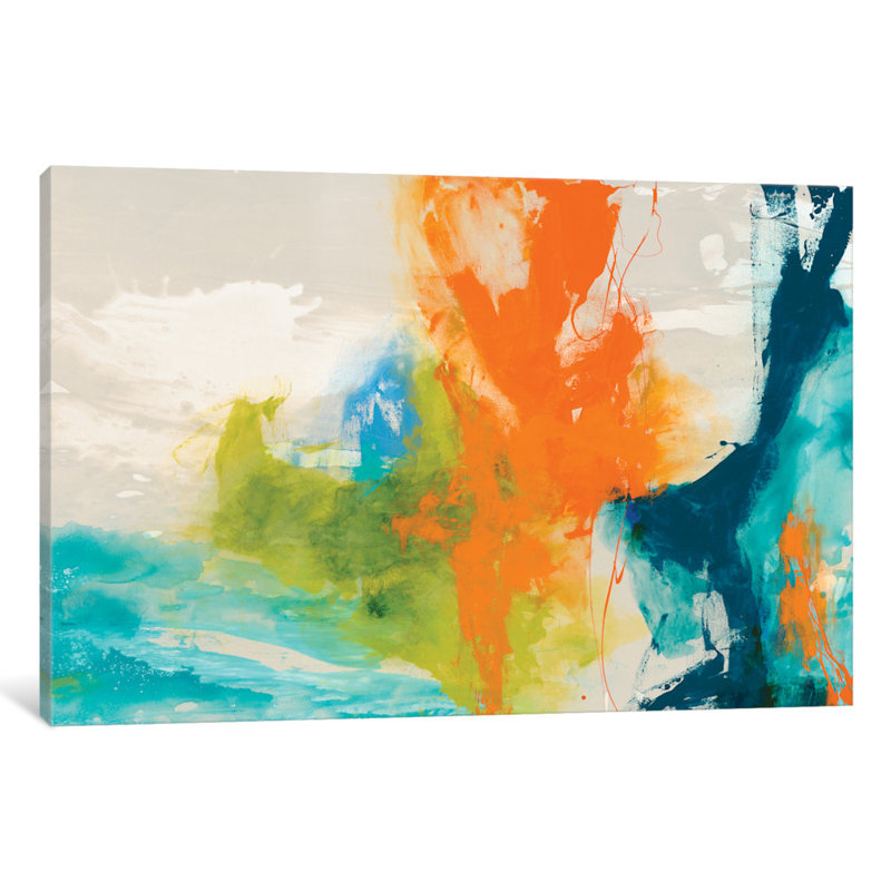 «Tidal Abstract I» par Sisa Jasper, reproduction sur toile tendue sur châssis, H 8 po x l 12 po x P 0,75 po