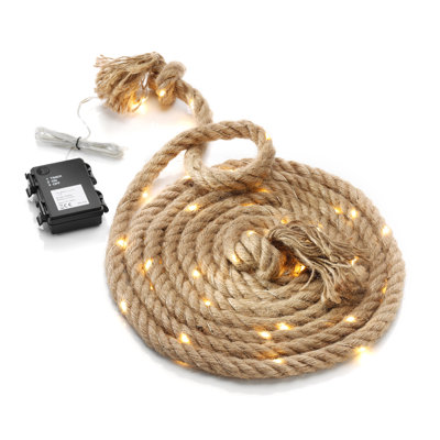 Bryanna 650cm LED Battery Powered 60 - Bulb Rope String Light