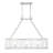 Genry 3-Light Linear Chandelier in Silver-356296870