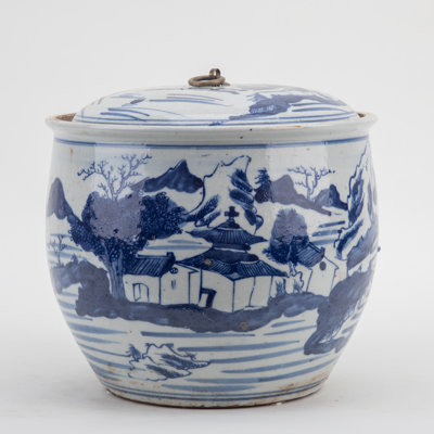 Handmade Porcelain Ginger Jar