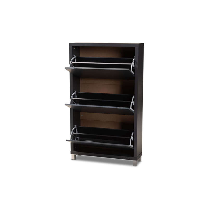 Armoire à chaussures Simms, Gris