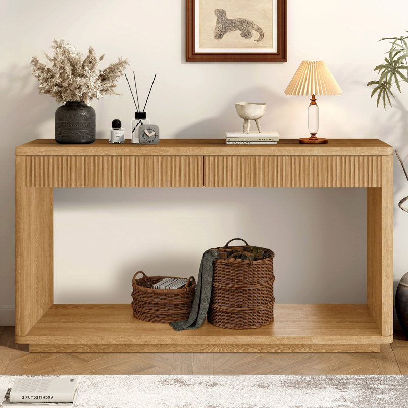 Console industrielle 60 po, Naturel