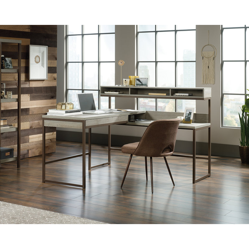 Manhattan Gate L-Shaped Desk, Grey