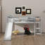 Lit mezzanine multifonctionnel avec glissade-937057712