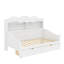 Lit de jour avec tiroirs de rangement, lit de jour en bois avec tablettes de rangement à 3 niveaux-1401868575