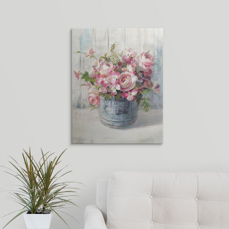 « i » danhui nai, reproduction d’art Garden Blooms, H 30 po x l 24 po x p 1,5 po, Toile