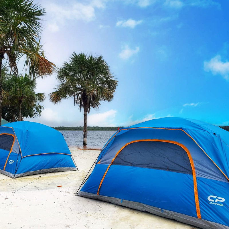 Tente pour 6 personnes, Bleu ciel